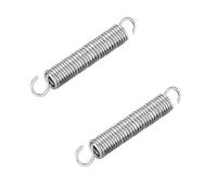 2 Piezas Resortes De Extensión Con Gancho Muelle, Longitud Libre 35mm, Diámetro Exterior 5mm, Diámetro Del Cable 0,6mm