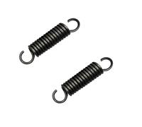 2 Piezas Resortes De Extensión Con Gancho Muelle, Longitud Libre 45mm, Diámetro Del Cable 1,2mm, Diámetro Exterior 12mm