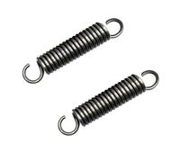 2 Piezas Resortes De Extensión Con Gancho Muelle, Longitud Libre 50mm, Diámetro Del Cable 1,5mm, Diámetro Exterior 8mm