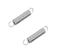 2 Piezas Resortes De Extensión Con Gancho Muelle, Longitud Libre 50mm, Diámetro Exterior 8mm, Diámetro Del Cable 0,6mm