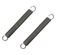 2 Piezas Resortes De Extensión Con Gancho Muelle, Longitud Libre 80mm, Diámetro Del Cable 1,2mm, Diámetro Exterior 10mm