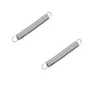 2 Piezas Resortes De Extensión Con Gancho Muelle, Longitud Libre 85mm, Diámetro Exterior 8mm, Diámetro Del Cable 0,8mm