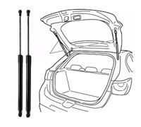 2 Piezas Resortes de Gas para Maletero para Jeep Wrangler TJ 1997-2006(OEM:55076310AB)-64.5cm, Amortiguador Resorte Gas, Trasero PortóN Resortes Gas Soporte ElevacióN Varilla HidráUlica