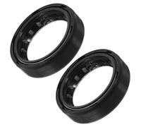 2 Piezas Retén de Aceite 33x43x10,5 MM 50cc-160cc | Hierro Negro, para Tubo de Horquilla y Motos de Cross, Fácil Recambio y Uso en Pistas
