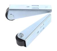 2 Piezas Rodillo de Guía para Mesa de Comedor, Puertas y Muebles | PP E Hierro, Suave y Soporte Estable, Mejora Herrajes Viejos para Bricolaje y Armarios