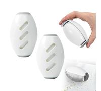 2 Piezas Rodillo Quitapelusas Reutilizable, Quitapelos Lavable para Ropa, Pelota de Rodillo de Pelusa Bola Quitapelos Ropa Limpiador de Pelusa Pegajoso para Carpets, Camas, Sofás (Blanco)