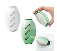 2 Piezas Rodillo Quitapelusas Reutilizable, Quitapelos Lavable para Ropa, Pelota de Rodillo de Pelusa Bola Quitapelos Ropa Limpiador de Pelusa Pegajoso para Carpets, Camas, Sofás (Blanco y Verde)