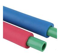2 Piezas Rojo y Azul Protector Tubos Aire Acondicionado 9 15 20 mm de Espesor 6 10 13 16 19 25 32 43 48 60 mm D.I. Tubo Aislante de Espuma Aislamiento de Tuberías de Agua Caliente y Fría 1.8/2 m(32mm