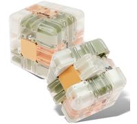 2 piezas rompecabezas de laberinto cubo grande, rompecabezas 3D laberinto maze cube, 2 en 1 de laberinto de bolas mágicas, rompecabezas, juego de rompecabezas, juego de laberinto interactivo, juguete