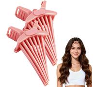 2 piezas Rosa pinza para dar volumen al cabello para levantar las raíces al instante, pinza de 13 pines para hombres y mujeres, peines portátiles para levantar la coronilla, herramienta