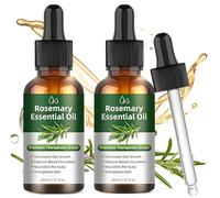 2 piezas Rosemary Oil,Repara Y Protege Aceite Protector Keratina,Hidratante Ligero para Cabello,Nutre el Cuero Cabelludo,fortalece el cabello,Para Pelo Seco Y Dañado,unisex