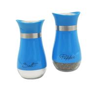 2 Piezas Saleros de Cocina con Tapa de Madera de Bambú Salero y Azucarero Cocina Salero y Pimentero Portátiles Gadgets Cocina Menaje de Cocina (Azul Oscuro)