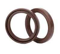 2 Piezas Sello de Aceite TC de Caucho Fluorado, 25mm Diámetro Interior 41mm Diámetro Exterior 6mm Espesor, Tapa del Anillo de Junta de Goma