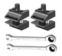 2 Piezas Separador de Amortiguador Universal con Cubo Dividido, Herramienta Expansión de Mangueta de Acero para VW y Otros Automóviles, Incluye Llave - Para Articulaciones de Soporte y Amortiguadores