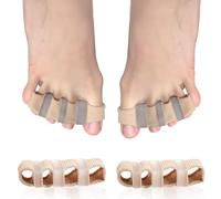 2 Piezas Separador Dedos Pie, Corrector De Juanetes, Separadores Dedoss Los Pies Silicona, Relaja y Estira El Dedo De Pie, Protector Pulgar Pies, Para Mujeres y Hombres(4 Dedos)