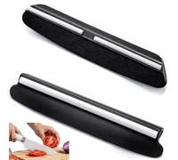 2 piezas Set de ayuda de afilado, soporte de ángulo 15° para fijar hojas al afilar en piedra, plástico-cerámica estable, antideslizante, fácil de usar, para cuchillos