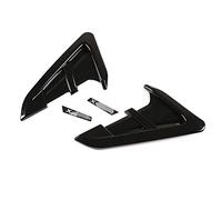 2 piezas Shark Gills decoración lateral Fender Vent Trim, marcador corporal, Fender Air Wing Vent Trim M Cover compatible con BMW X3 G01 2018 2019 2020 2021 2022 2023 (negro brillante)