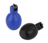 2 Piezas Silbato Deportivo Mano Silbato Portátil Seguro Y Compacto con Sonido Fuerte Adecuado para Educación Física Entrenamiento Y Excursiones, Negro y Azul