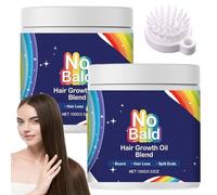 2 piezas Sin Mezcla De Aceite De Crecimiento De Cabello Calvo,MáScara Para El Cabello Para El Cabello Seco Y DañAdo, MáScara De Cabello Acondicionador Profundo, Mascarilla For Todo Tipo De Cabello