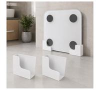 2 Piezas Soporte Báscula Electrónica para Soehnle Shape Sense Control 200 | Soporte Pared Báscula Juego 2 Soportes Adhesivos sin Taladrar Distancia Ajustable Organizador Ahorrador Espacio