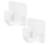 2 Piezas Soporte de Barra de Adhesivo sin Taladro Soporte para Organizador de Toallas y Artículos de Ducha