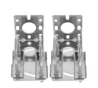 2 Piezas Soporte de Montaje de Antena en Poste de Aluminio en L | Ajuste Exterior Resistente al Clima, Posiciones Regulables, para Techos y Paredes, Uso Antenas y Sensores