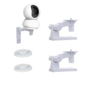 2 Piezas Soporte de Pared para Monitor de Bebé Compatible con TP-Link Tapo C200/ C210/ C220/ Tc70, Kasa Ec70/ Kc410s Cámara Vigilancia, Soporte de Techos Montaje con Ángulo Ajustable