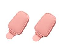 2 Piezas Soporte Gafas Coche para VW Beetle 2008-2011, Porta Gafas para Coche Magnético en Cuero Ticket Tarjetas Accesorios,Pink