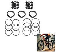 2 piezas soporte para bicicleta Garmin universal para GPS Edge, soporte ABS con fijación antivibración, compatible con Edge 130/500/510/520/530/800/1000 y más