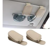 2 Piezas Soporte para Gafas de Sol para Coche Sujeta Gafas para Jeep Compass 2017-2023 2024 Accesorios Coche Interior Sunglasses Holder,C