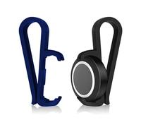2 Piezas Soporte para Parasol para Ooono Co-Driver No.1, Soporte para Detector de Rayos en el Parasol Clip, Montaje/Clip para Parasol, Soporte genérico para parasoles para Coche (Negro, Azul)