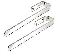 2 Piezas SOTECH Toallero Pan II para Montaje en Armario/Acero Inoxidable Real Pulido/Largo: 340 mm/Ancho: 63 mm/Alto: 29,5 mm/Espesor del Material: 4,9 mm/Toallero