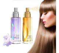 2 piezas Spray De Aceite Esencial Suave Y Duradero Para El Cabello,Laca Para El Cabello Esponjosa Y Voluminizadora,Spray De ProteíNa Para El Cabello Suavizante,Sedoso Para ReparacióN Del Cabello