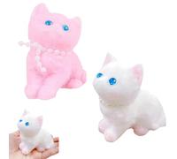 2 piezas Squishy Gato Taba, Squishy, Squishy, Gato Squishy, Squishy Squishy Squeeze Juguetes Squishy Squishy Estresantes, Juguetes blandos para apretar gatos adecuados para niños y adultos Alivian el