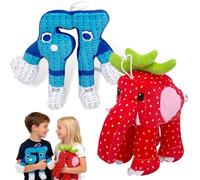 2 Piezas Steal a Brainrot Peluche, Steal a Brainrot Plush Toys, Lindo Italian Brainrot 67 Meme Peluche, Collectible Brain Rot Plush Gift, Pelu-che de Robar un Cerebro Para Decoración y Colección (C)