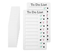 2 Piezas Tablero de Lista de Verificación,Tableros de Memorando de Tareas con 10 Cartulinas,tablero de lista de verificación tareas pendientes,Tablero Planificación Tareas Diarias,para Niños Adultos