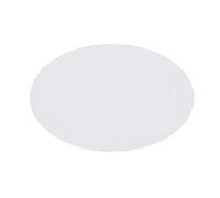 2 Piezas Tablero Ovalado de Algodón para Pintura Artística, Blanco