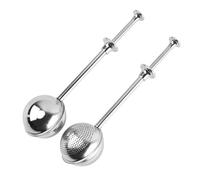 2 Piezas Tamiz De Harina, Filtro De Harina De Acero Inoxidable, Tamiz Retráctil, Filtro Multifuncional, Azúcar En Polvo, Herramientas De Postres Para Hornear