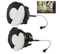 2 Piezas Tapa de Depósito, Tapón de Combustible y Aceite para Motosierra Stihl, Tapón de Repuesto Compatible con Stihl MS171 MS181 MS210 MS230 MS250 MS260 MS270 MS280 MS311 MS340 MS360 MS380 MS390