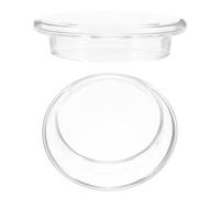 2 Piezas Tapa de Vidrio de Repuesto para Tetera Transparente