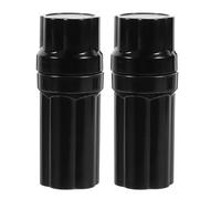 2 Piezas Tapa Protectora de Junta Roscada 5/16x18 | Abs Negro, Ajuste Seguro y Superficie Antideslizante, para Club y Sala de Billar