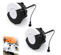 2 Piezas Tapas de Depósito de Gasolina,Tapón de Gasolina y Aceite para STIHL MS250/251/230/381/38/170/180 Gas Combustible Juego de Tapón del Depósito de Aceite (Estilo 1)