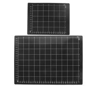 2 Piezas Tapete de Corte Magnético Rejilla y Medidas para Placas | Base Antideslizante de Goma E Hierro, Fijación Segura, Líneas Claras, para Scrapbooking y Quilting
