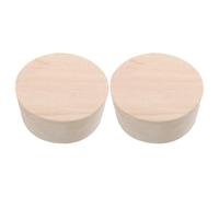 2 Piezas Tapón Cónico de Roble para Barril de Vino Beige