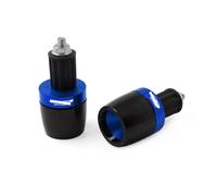 2 Piezas Tapón para Manillar De Moto，Motocicleta Mango antivibración Bar Extremo de tapón Extremos paraUniversal 22MM-Blue