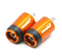 2 Piezas Tapón para Manillar De Moto，Motocicleta Mango antivibración Bar Extremo de tapón Extremos para BMW K1200R K1200 R Motorcycle Universal-Orange
