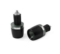 2 Piezas Tapón para Manillar De Moto，Motocicleta Mango antivibración Bar Extremo de tapón Extremos paraUniversal 22MM-Titanium