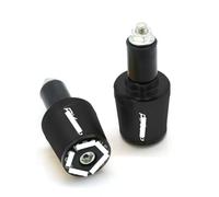 2 Piezas Tapón para Manillar De Moto，Motocicleta Mango antivibración Bar Extremo de tapón Extremos para AK550 All Years Universal-Black