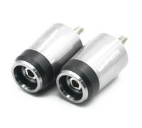 2 Piezas Tapón para Manillar De Moto，Motocicleta Mango antivibración Bar Extremo de tapón Extremos paraYamaha MT-03 MT03 MT 03-Sliver
