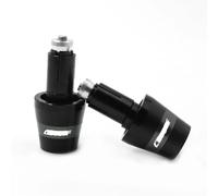 2 Piezas Tapón para Manillar De Moto，Motocicleta Mango antivibración Bar Extremo de tapón Extremos para Universal-Titanium